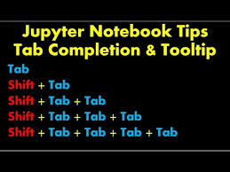 With tab activate, new tabs open immediately instead of in the background. Jupyter Notebook Tips And Tricks Tab Completion Tooltip Shortcut In Jupyter Notebook Youtube
