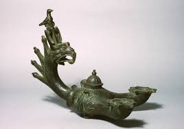 Bronzelampe aus kampanien 1.jh., fundort römerhof königsdorf.jpg 4,272 × 2,848; Lamp Oil With A Griffin Roman Bronze 3th Ac Ancient Oil Lamp Ancient Roman Art Ancient Lamp