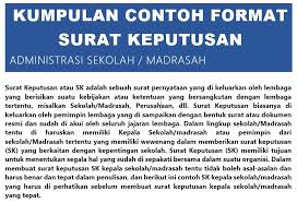 Termasuk dalam mengangkat tata usaha sekolah (tu) sebagai tenaga administrasi disekolah harus menggunakan sk. Download Kumpulan Contoh Surat Keputusan Sk Kepala Sekolah Madrasah Info Opm