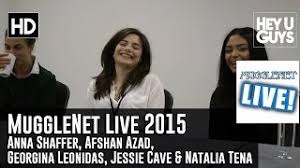 Maybe you would like to learn more about one of these? Anna Shaffer Afshan Azad Georgina Leonidas Jessie Cave Natalia Tena Mugglenet Live 2015 Youtube