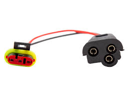 3 Pin Weather Pack Amp To Pl3 Female Connector Heavy Duty Lighting