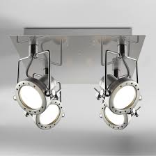 1 deckenstrahler messing gebürstet 80 watt, durchmesser ca. Led Deckenleuchte Edelstahl Schwenkbar Mit Gu10 Fassung Fur 230v Led Ledhagen Leuchten Und Leuchtmittel
