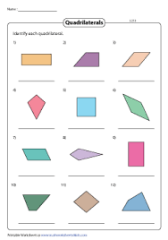 Choose your grade 3 topic to help the third grade student with basic skill that they need in grade 3. Identifying And Naming 2d Shapes Worksheets