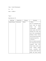 Contoh soal bahasa indonesia kelas 10 semester 1 berilah tanda silang (x) pada huruf a, b, c, atau d di depan jawaban yang benar! Tugas Buku Paket Sma