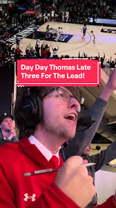 Day Day Thomas’ late three to give Cincinnati the lead over #19 TCU! (Pxp  by Aidan Riggs via Bearcast Sports Radio) #basketball #collegebasketball  #cincinnati #cincinnatibearcats #big12
