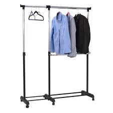 Maybe you would like to learn more about one of these? Adjustable Heavy Duty Garment Rack Rolling Clothes Hanger Extendable Rail Rack Walmart Canada