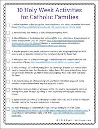 Holy Week For Kids 10 Holy Week Activities Free Printable Holy Week Activities Holy Week For Kids Holy Week
