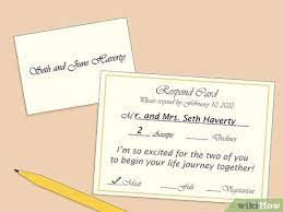 Feb 09, 2021 · for the wedding guest: How To Fill Out A Wedding Rsvp 10 Steps With Pictures Wikihow