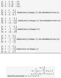 Check spelling or type a new query. Eliminasi Gauss Dan Gauss Jordan Docx