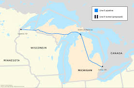Enbridge did not want the michigan public service commission to consider a proposed tunnel under the straits of mackinac which would house a new section of line 5. Some Residents Slam Line 5 Permit Allowing 5m Gallons Of Wastewater Into Great Lakes Daily Laptrinhx News