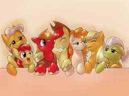 Apple Family By Ponimu My Little Pony Games My Little Pony Comic My Little Pony List