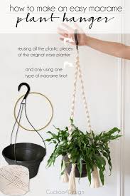 Use these basic macrame knots to make these projects today. How To Make A Macrame Plant Hanger The Quick And Easy Way Cuckoo4design