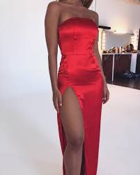 Meshki On Instagram Thigh High Baby Thelma Dress Available Now At Www Meshki Com Au Prom Girl Dresses Strapless Prom Dresses Dresses