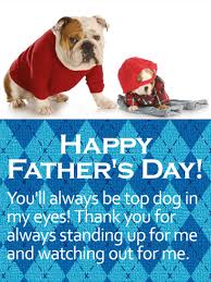 Friday is one of the happy father's day to the best dog dad vintage shirt moreover i love this sweetest days of the year. To My Top Dog Dad Happy Father S Day Card Birthday Greeting Cards By Davia