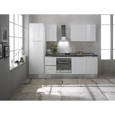 Kuchenzeile Giulia Breite 275 Cm Anschlag Links Weiss Bauhaus