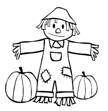 A spooky ghost coloring page #383. Free Scarecrow Coloring Pages Coloring Home