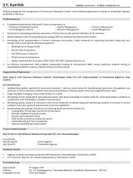 Production Resume Samples Production Manager Resume Production Engineer Resume Naukri Com