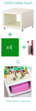 Easy Diy Lego Table From Ikea Hack Kinder Zimmer Ikea Diy Kinderzimmer