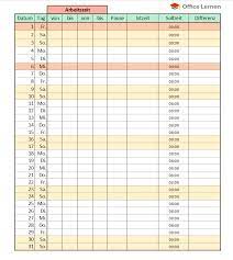 Color wandkalender (a2,a1,a0 / 2019,2020,2021) schulferien. Excel Arbeitszeitnachweis Vorlagen 2020 Excel Stundenzettel