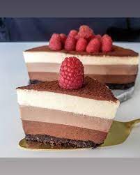 Triple Chocolate Mousse Cake No Bake Cake With Simple Ingredients Chocolate Mousse Cake Triple Chocolate Mousse Cake Cake