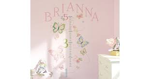 Pottery Barn Kids Butterfly Growth Chart Decal Butterfly