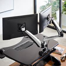 Dual Monitor Arm Monitor Stands Vari Dual Monitor Arms Monitor Arms Monitor Stand