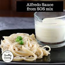 Alfredo Sauce From Sos Mix Healthy Canning Recipe In 2020 Alfredo Sauce Canning Recipes Sauce