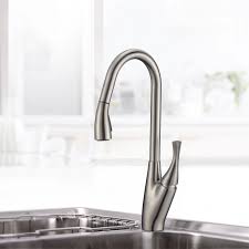 Find the best nickel kitchen faucets for your home in 2021 with the carefully curated selection available to shop at houzz. Brushed Nickel Finished Brass Kitchen Faucet Pull Out Spray Head 82h24 Bn A Decoraport Canada