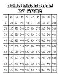 Counting By Tens Chart Worksheets Teaching Resources Tpt