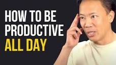 How to Be Productive When Working from Home | Jim Kwik - YouTube
