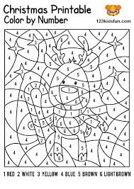 Download this adorable dog printable to delight your child. Terrific Photographs Free Christmas Color By Number Coloring Pages For Kids Printable Ideas Prosel Pin Blog