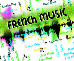 French Music Indicates Sound Tracks And France Stock Photo