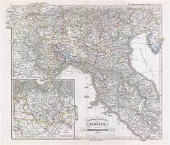 Apulia's coastline is longer than that of any other mainland italian region. Ober Und Mittel Italien Unter Den Hohenstaufen Geographicus Rare Antique Maps