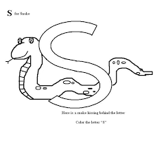 Letter s dot painting coloring page. Letter S Coloring Printable Page For Kids