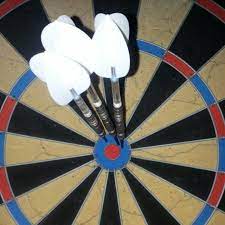Hat Trick With My Monster Ogre Ll On A Steel Tip Board Ogre Trick Steel