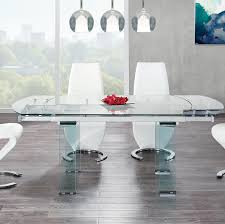 This rectangular contemporary walnut & glass dining table provides a smart look in the dining room. Glass Modern Kitchen Dining Tables You Ll Love In 2021 Wayfair