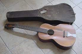 Nylon strings and metall strings usable. Antik Regal Gitarre C1920 Mit Alten Case Slider Blues Gitarre Parlor Gitarre Ebay