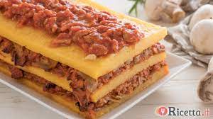 While constantly whisking, add polenta in a slow, steady stream. Millefoglie Di Polenta Ricetta It Youtube