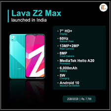 Sandeep Paikra on Twitter: "Lava Z2 Max ...