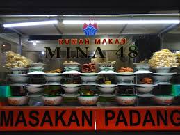 Motif garis tipis dinding marmer. Sejak Kapan Warung Padang Pakai Etalase Lauk Blogombal