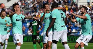 Sassuolo melawan dengan baik, tapi hanya bisa. Serie A Inter Milan Survive Scare To Beat Sassuolo 4 3 Lowly Lecce Hold Ac Milan