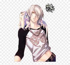 He wears contacts most of the time to cover the eyes. Anime Boy Lizard Anime Guy With White Hair And Red Eyes Free Transparent Png Clipart Images Download