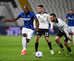 In serie a round 32 from stadio alberto picco at 21.04.21. Egv2qloyx8gacm
