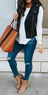 47 Amazing Winter White Skinny Jeans Outfits Ideas Wear4trend Classy Fall Outfits Fall Outfits Fashion
