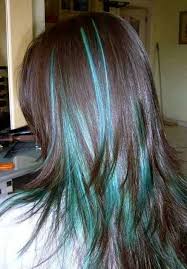 Hair · 1 decade ago. Pin By Suzi Simon On Color Underlights Hair Teal Hair Highlights Hair Styles