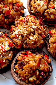 Maybe you would like to learn more about one of these? Vegetarian Wild Rice Stuffed Mushrooms Lexi S Clean Kitchen