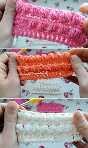 Many Crocheters Are Confused About The Difference Between Crochet Bobble Pop Corn And Puff Stitche Crochet Stitches Motif Bobble Stitch Crochet Crochet Basics
