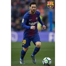 At the age of 13, lionel messi crossed the atlantic to try his luck in barcelona, and joined the under 14s. Fc Barcelona Messi Poster Soccer Wearhouse