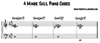 4 Different Way To Play Minor Jazz Piano Chords