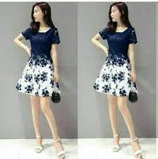 See more ideas about dresses, fashion, brokat. Jual Gaun Pesta Natal Mini Dress Brokat Dress Kekinian Dress Remaja Ms Di Lapak Dv Shop Bukalapak